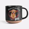 Custom Dog Photo Forever In My Heart Memorial Pottery Mug CH07 180076