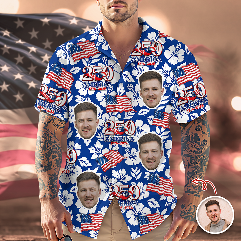 Custom Photo 250th America Hawaii Shirt TH10 169053