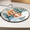 Custom Photo Dog Stained Glass Suncatcher For Christmas HA75 897056