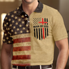 Man of God Patriotic Polo Shirt – American Flag Christian Faith Shirt for Men LM32 899599