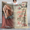 When You Really Miss Me Hug This Blanket Custom Memorial Photo Blanket CH07 896494
