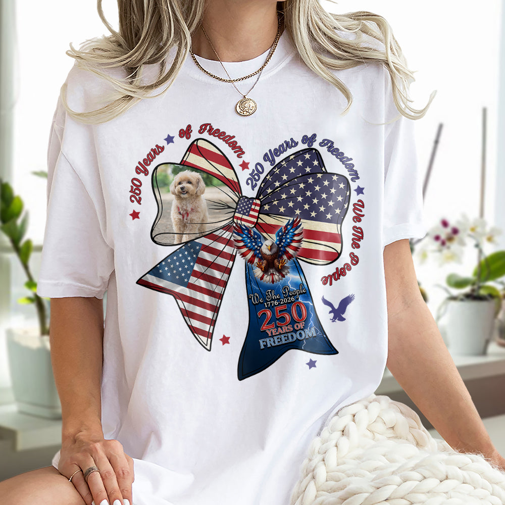 Personalised 250 Years of Freedom Patriotic Eagle We The People Comfort Shirt LM32 899065