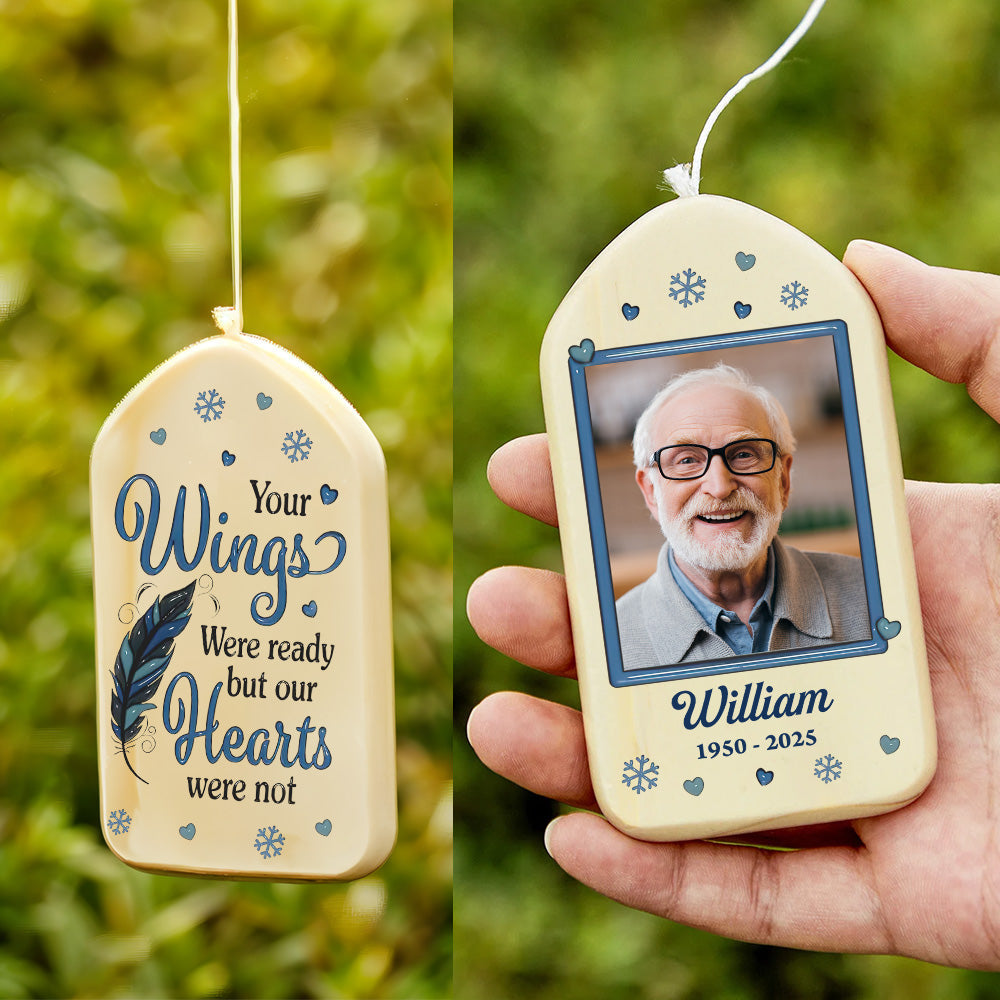 Custom Photo Gone But Never Forgotten Wind Chimes LM32 895095