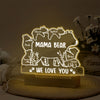 Mama Bear We Love You Personalized LED Night Light Gift For Mom Grandma CH07 895310