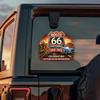 Custom Car Photo Route 66 Centennial 1926 - 2026 Car Window Decal Sticker TH10 898655