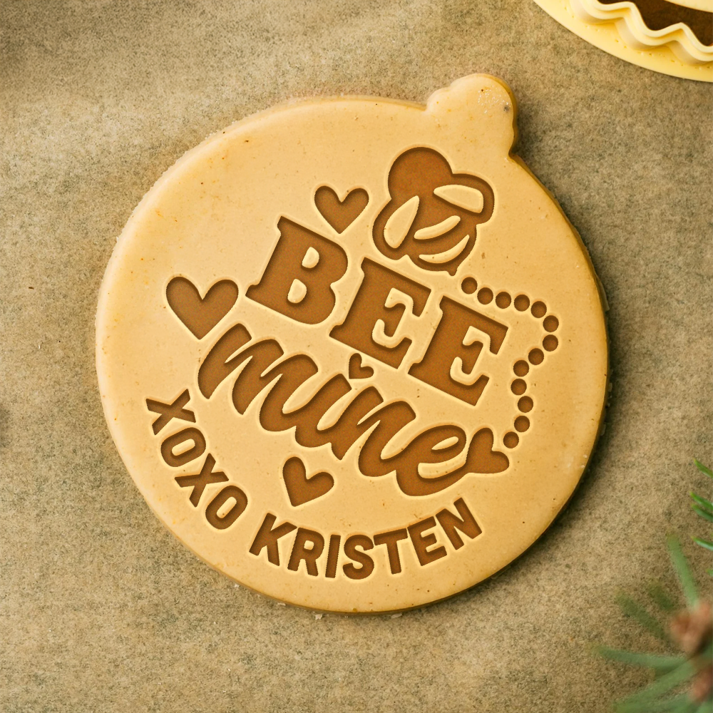 Personalized Name Couple Cookie Stamp Gift For Valentine's Day, Girlfriend, Boyfriend HO82 900588
