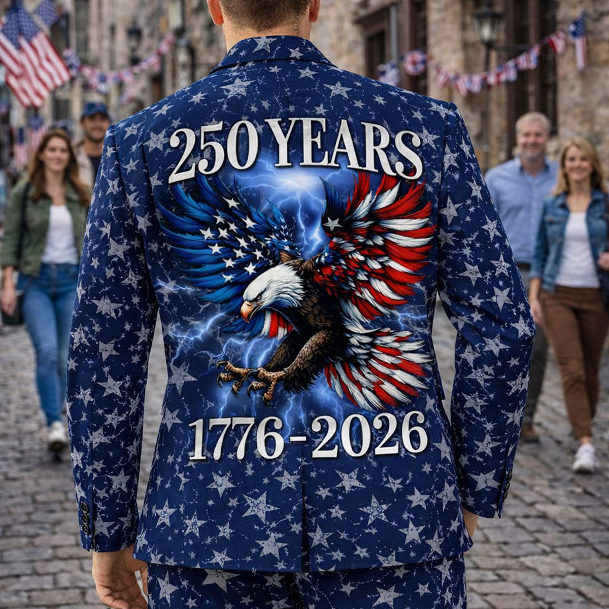 250th Anniversary Eagle Patriotic American Men's Suit HO82 901688
