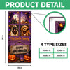 Custom Photo Halloween Dog Cat Door Cover, Pumpkin Porch Decor HO82 903148