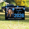 Custom Photo Congrats Graduation Class of 2026 Yard Sign Decor CH07 910354