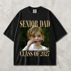 Custom Photo Senior Mom Dad Class of 2027 Comfort Shirt – Personalized Graduation Family Gift CH07 180264