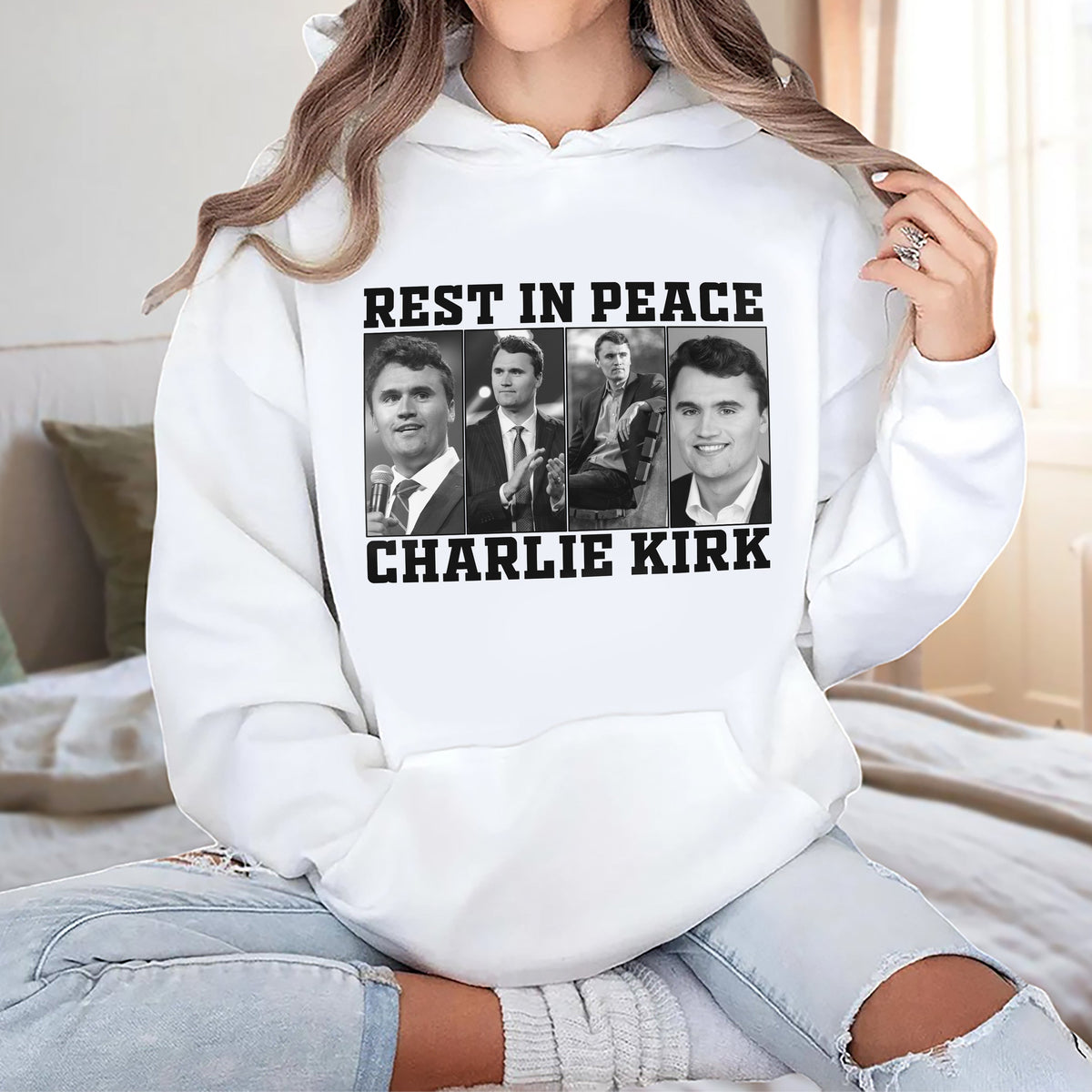 Charlie Kirk Rest In Peace For Him Bright Shirt HO82 65734