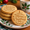 We Wish You a Merry Christmas - Personalized Family Name Christmas Cookie Stamp CH07 181064