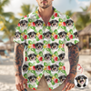 Custom Dog Cat Face Hawaii Shirt Personalized Cat Aloha Shirt HA75 921116