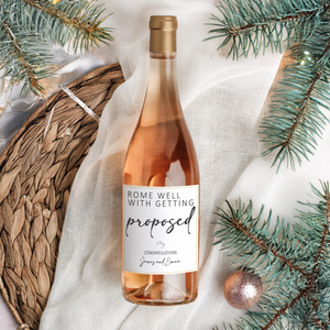 Personalized Wine Label Congratulation Getting Engaged Gift For Special Occasions LM32 893899