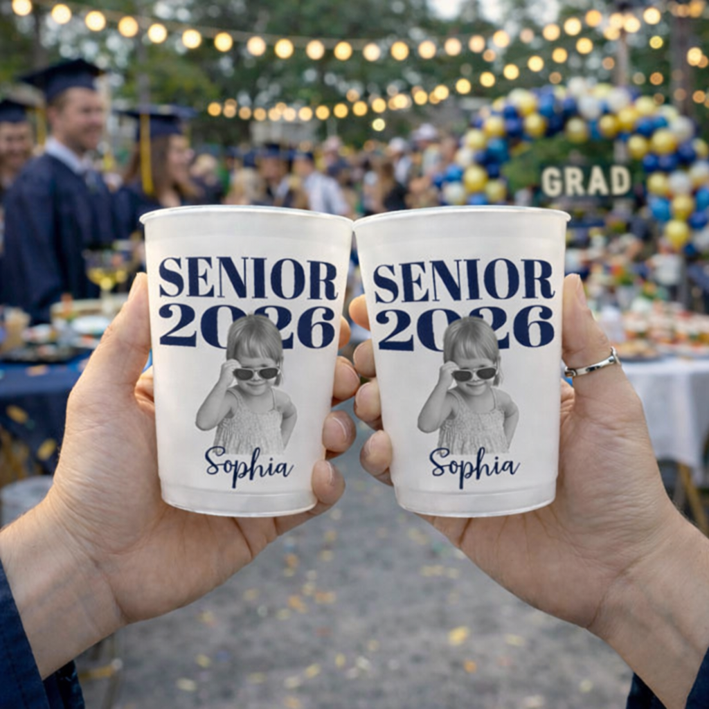 Ahuevoo Senor Gift Personalized Senior 2026 Photo Cups - Senior Night Grad Gift ...