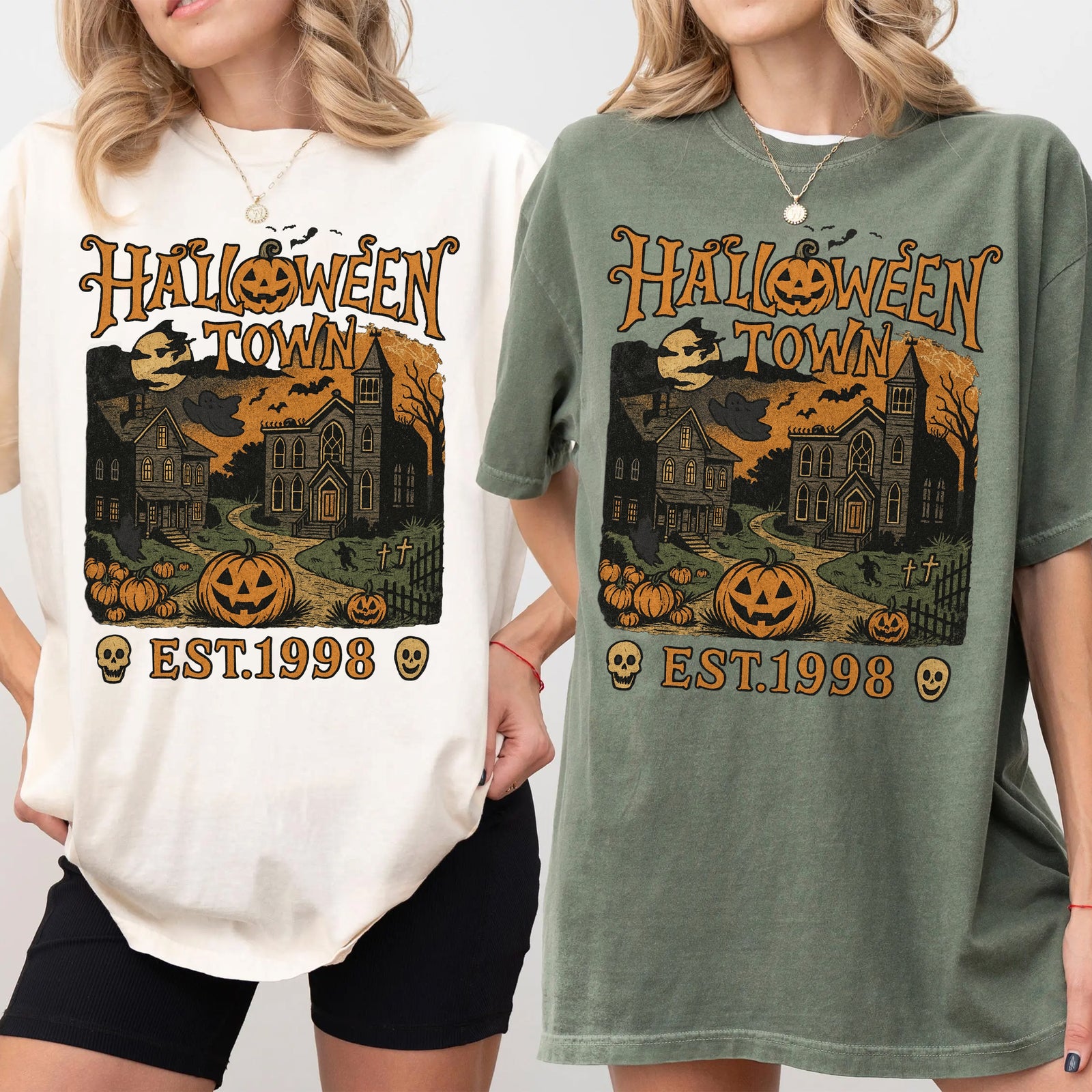 Halloweentown Est. 1998 Vintage 90s Style Halloween Comfort Shirt HA75 892892