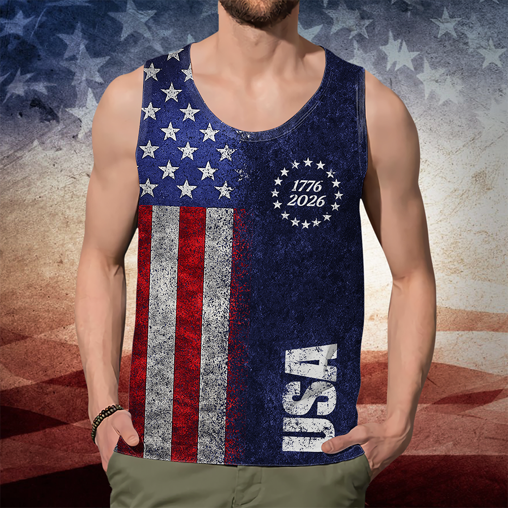 1776-2026 USA Flag TankTop HA75 920996