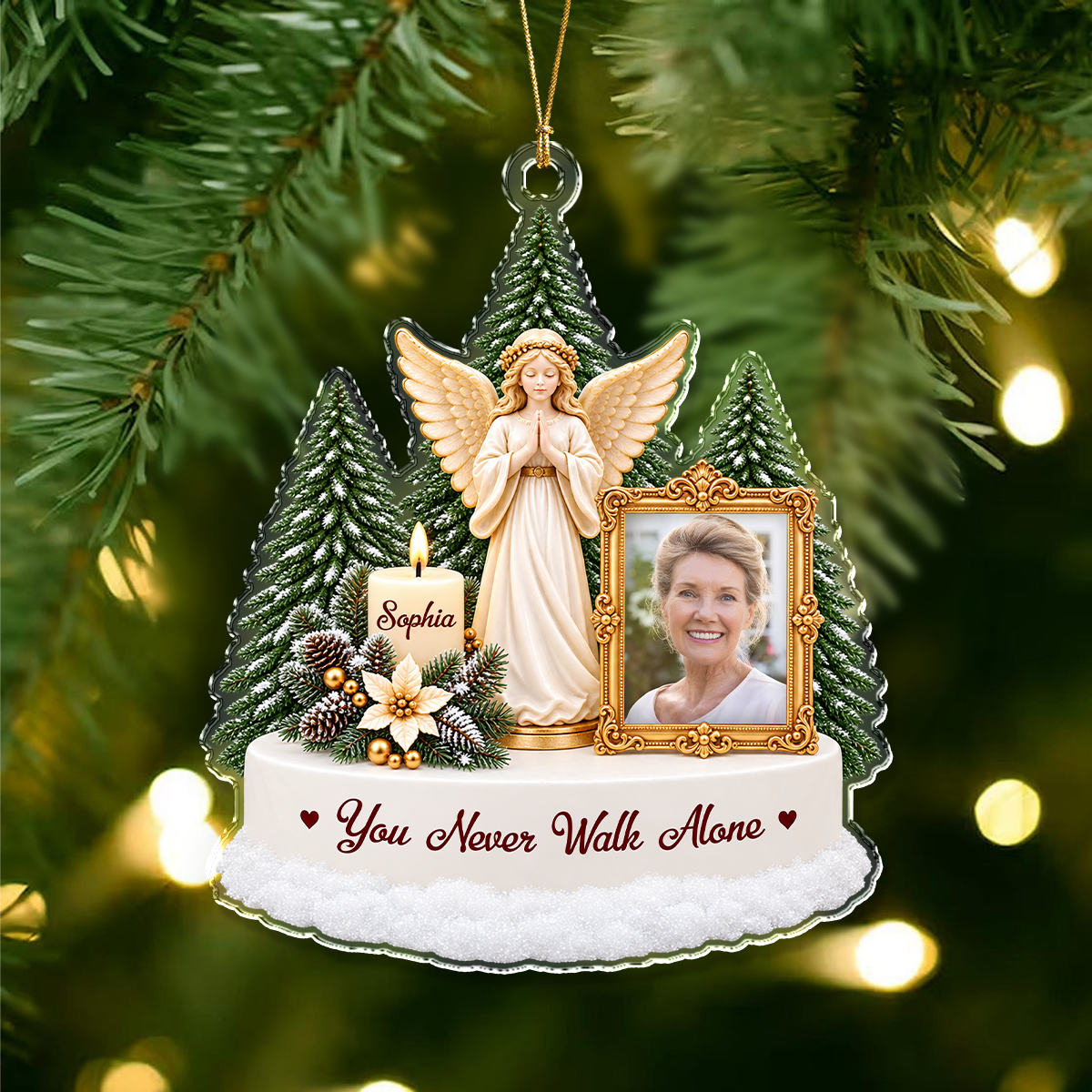 Custom Photo I'm Always With You Photo Memorial Acrylic Ornament CH07 180896