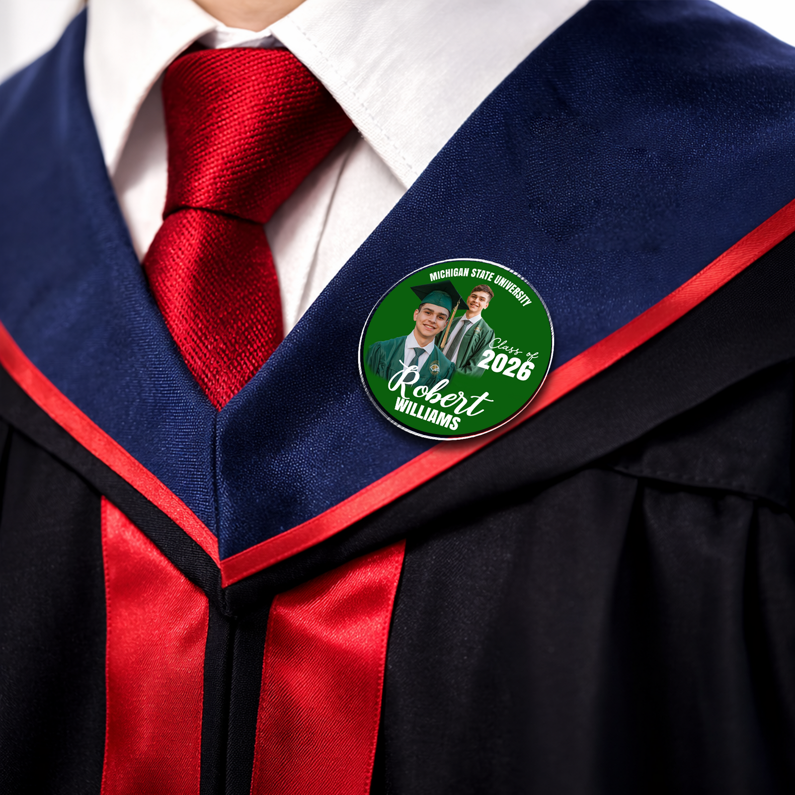 Custom Photo Congrats Class of 2026 Graduation Acrylic Pin TH10 169325