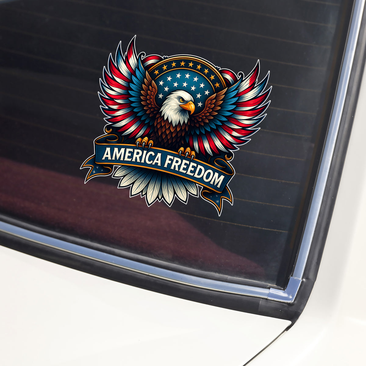 America Freedom Celebrate 250th Anniversary USA Flag Car Window Decal Sticker CH07 896866
