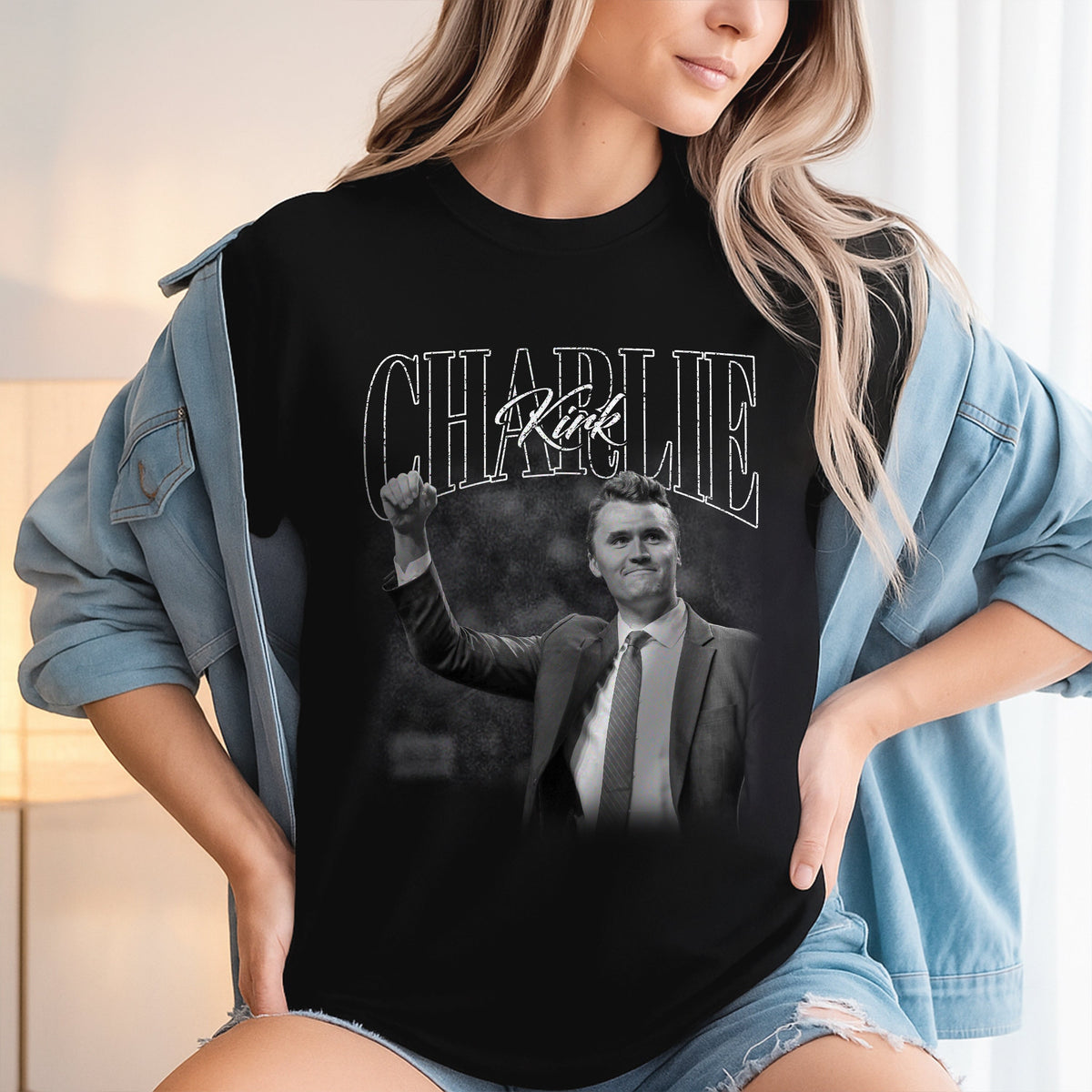 Charlie Kirk A True Hero Retro Style Dark Shirt HO82 65782