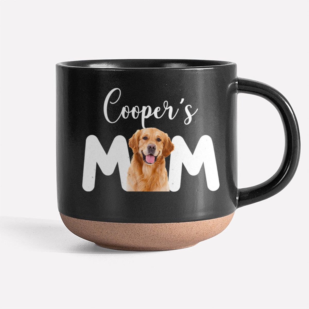 Custom Photo Dog Mom Personalized Pottery Mug CH07 899050