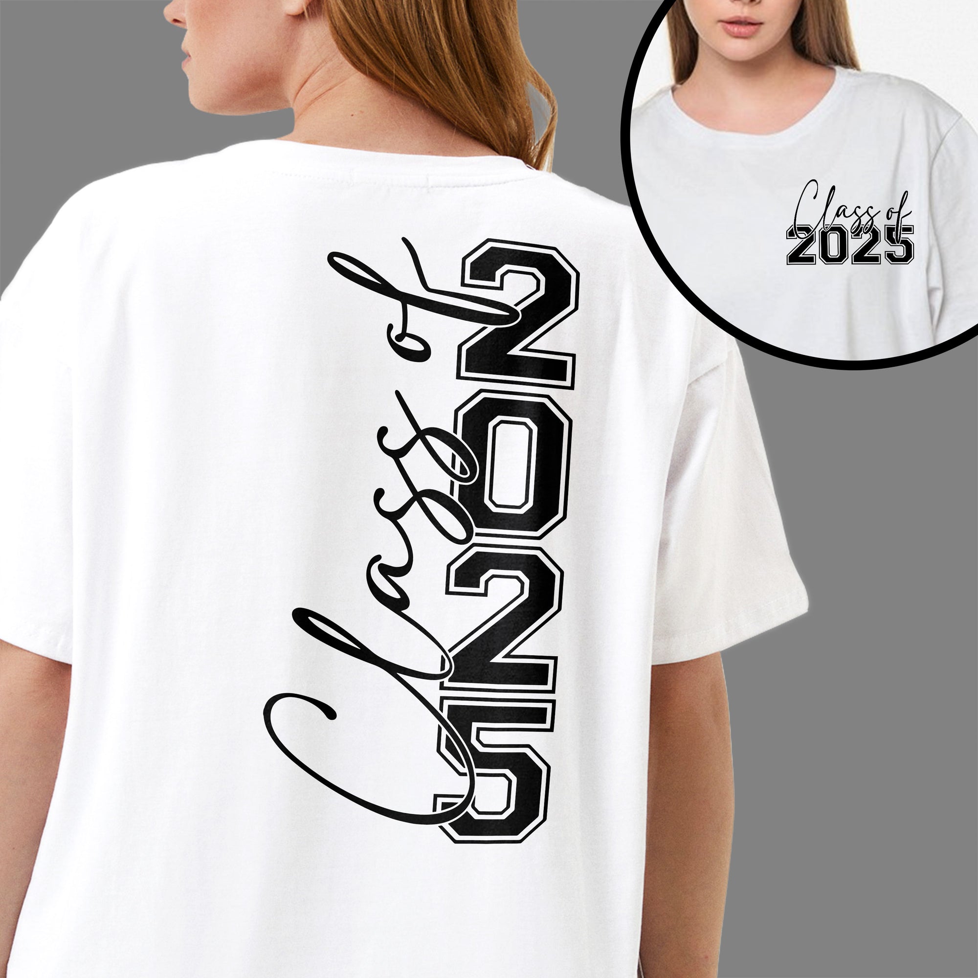 Class Of 2025 Graduation Back Front Shirt TH10 892313