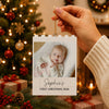 Custom Baby Photo And Name First Christmas Building Blocks Ornament TH10 170817