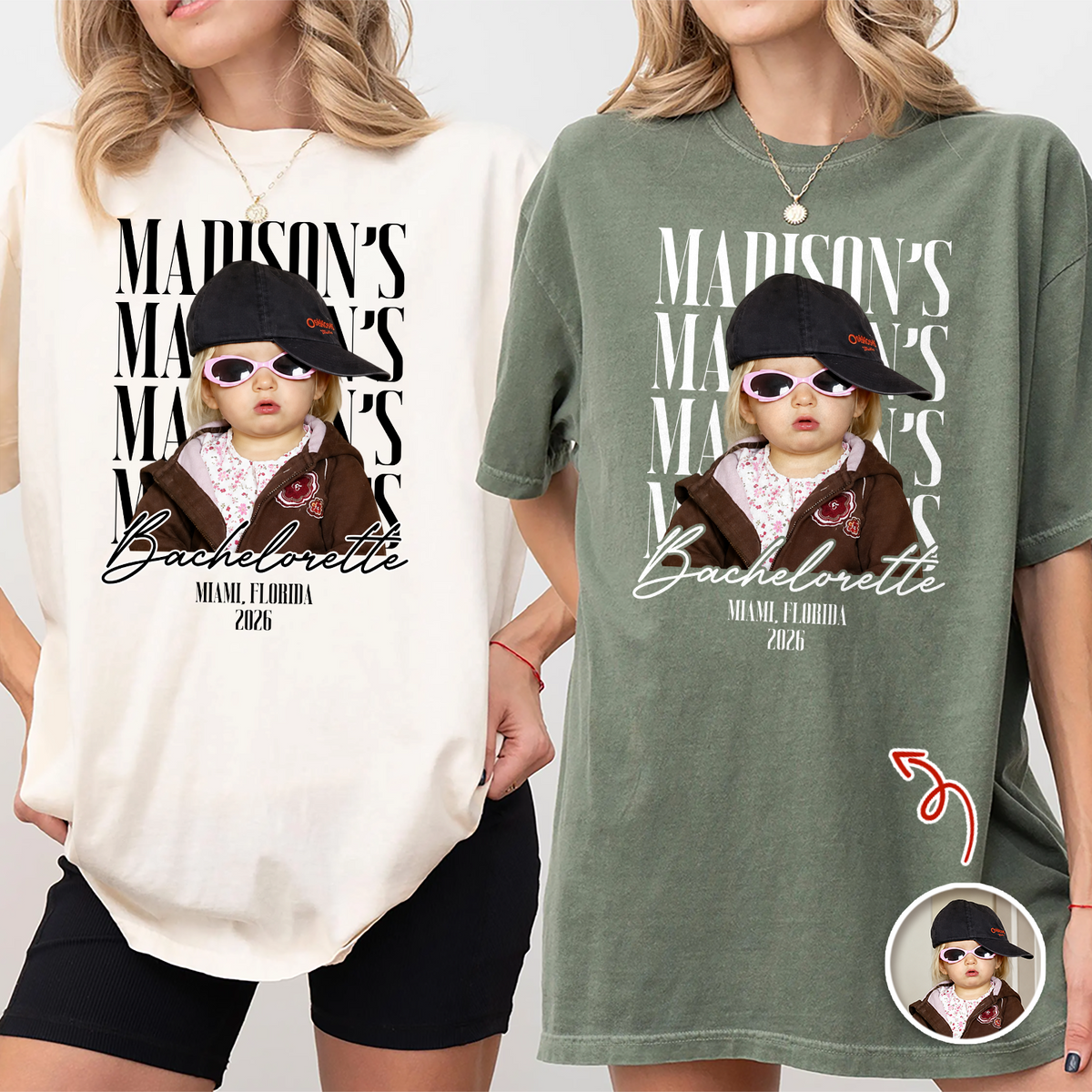 Custom Photo Bridal Party Comfort Shirt - Personalized Bachelorette Gift HA75 921976
