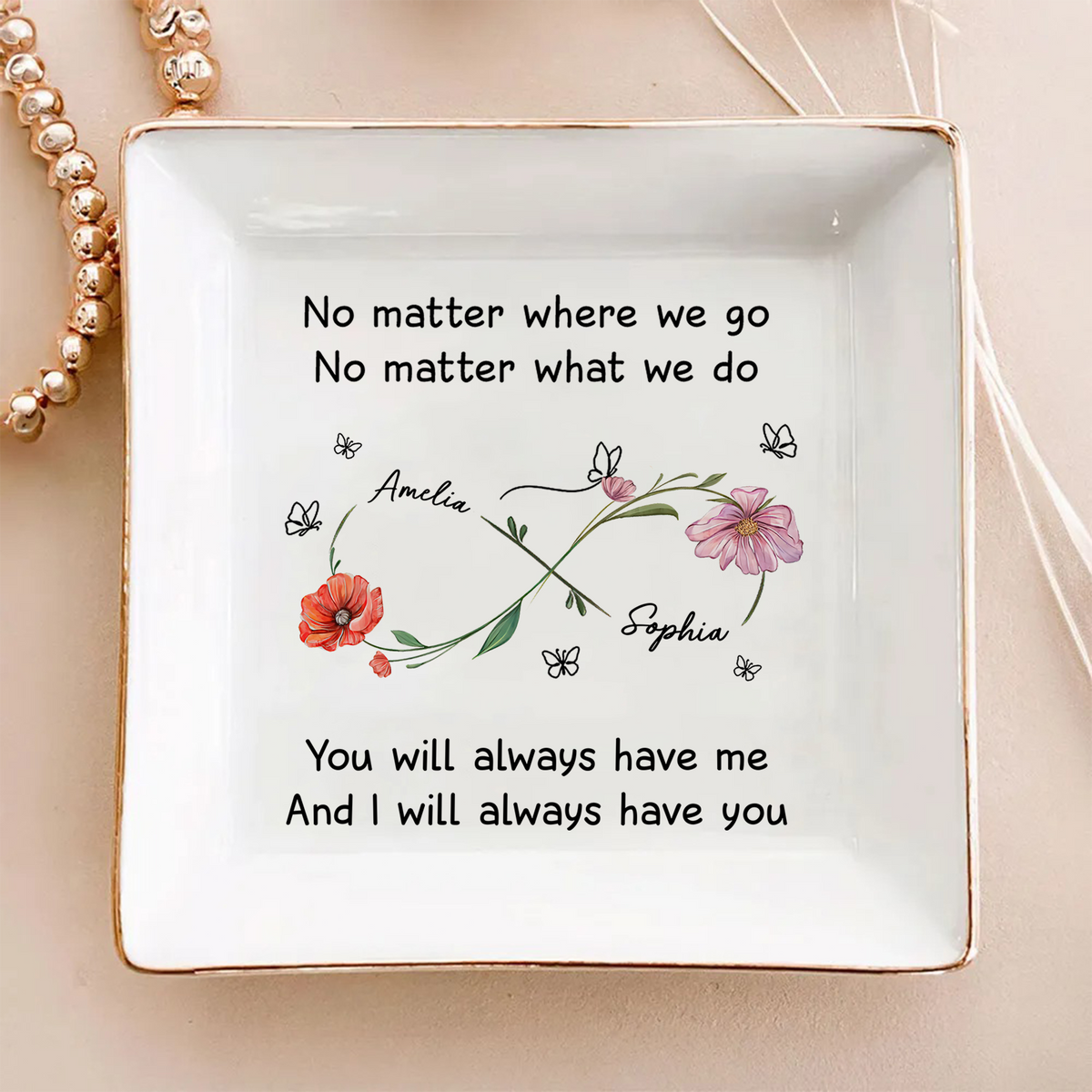 Bestie Always Have You  Personalized Jewelry Dish HA75 897162
