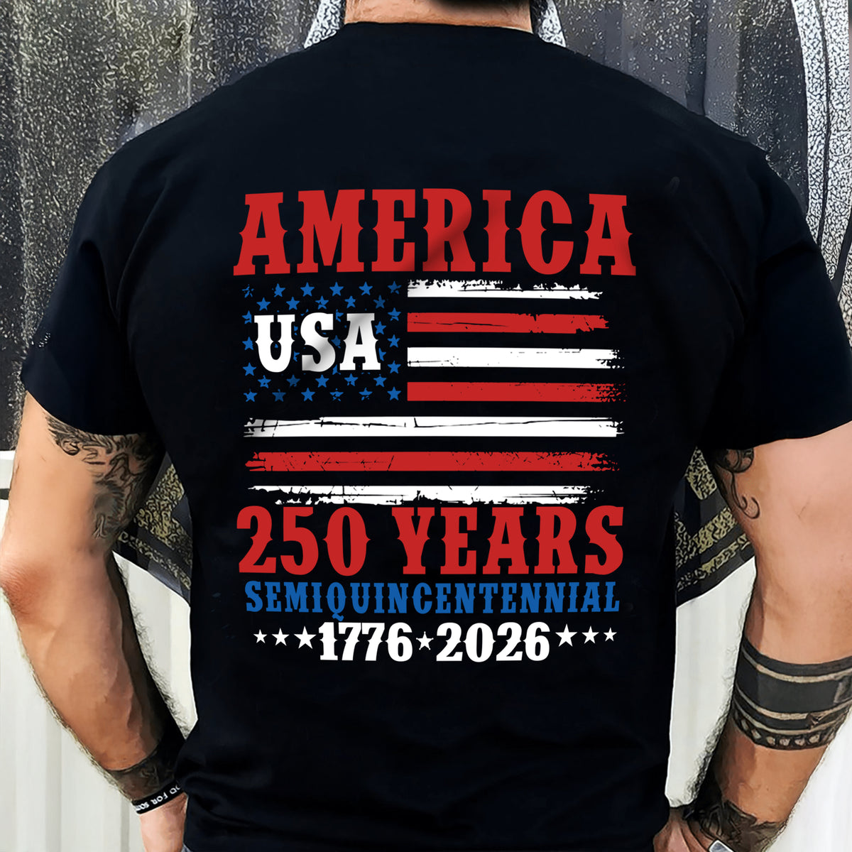 America 250 Years Semiquincentennial Back Shirt TH10 894667