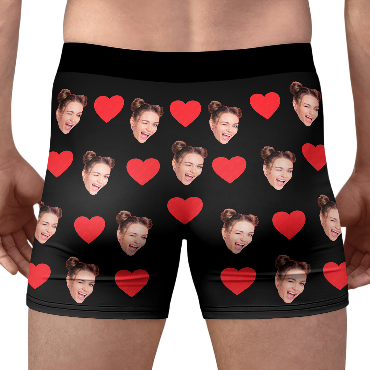 Custom Funny Photo Men's Boxer Briefs Gift For Boyfriend, Husband HO82 900810