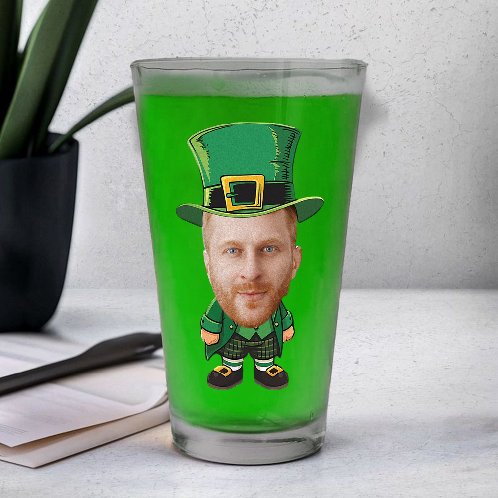 Custom Photo St. Patrick’s Day Beer Glass TH10 898051