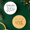 Custom Name Happy Birthday Cookie Stamp, Special Occasion Baking Accessory LM32 669685