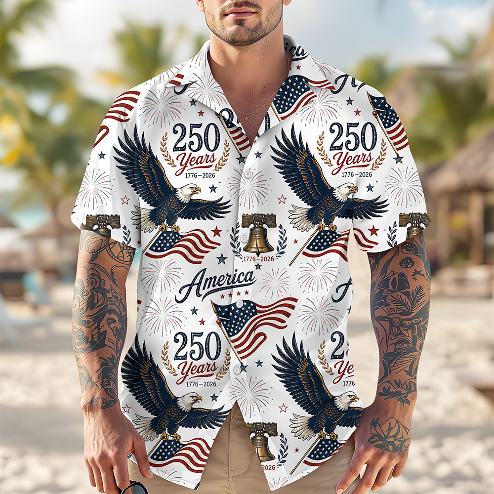 Personalized 250 Years America 1776-2026 Hawaii Shirt CH07 911782