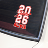 Custom Name Graduation Celebration 2026 Car Window Decal Sticker TH10 898495