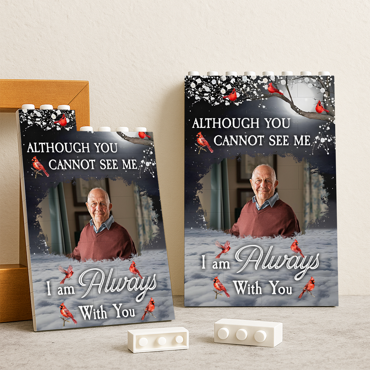 Custom Photo I Am Always With You Personalized Memorial Building Block HA75 920532