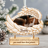 Custom Dog Photo I Loved You Your Whole Life Memorial Acrylic Ornament, Pet Remembrance Keepsake CH07 180744