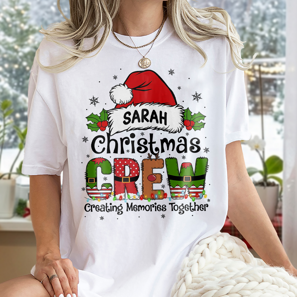 Personalized Christmas Crew Matching Family Shirt Xmas Party Gift TH10 171323
