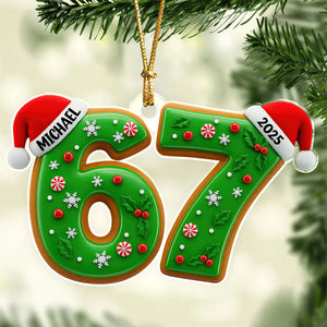 Six Seven Gen Alpha Humor Acrylic Ornament HO82 900506