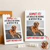Admit It! Life Would Be Boring Without Me Custom Dog Photo Building Block CH07 910782