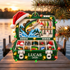 Personalized Fishing Tackle Box 3D Christmas Acrylic Ornament, Custom Acrylic Hanging Decor For Fisherman And Dad CH07 180780