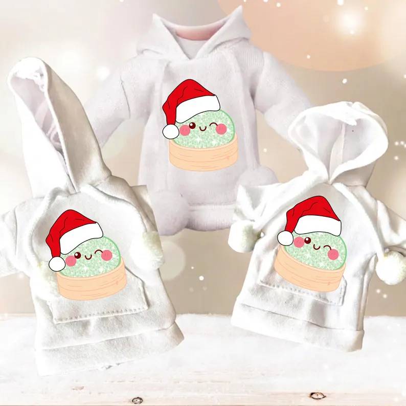 Elf Prop Kit, Dumpling Hoodie, Squishies, I'm Back Sign Christmas Elf Accessories HO82 904056