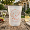 Custom Pet Portrait Wedding Drink Cups Funny Wedding Party Decor Newlywed Gift CH07 911306