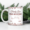 Family Love Knows No Distance Toile De Jouy Style Personalized 3D Inflated Effect Mug HO82 894748