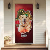 Custom Dog Photo Christmas Door Cover Gift For Dog Lovers TH10 896567