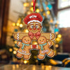 Personalized Gift Ginger With Love Grandkids Christmas Acrylic Ornament LM32 897111