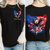 250 Years American 250th Anniversary Back & Front Shirt USA Flag We The People Dark Shirt CH07 910954
