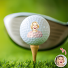 Custom Photo Golf Ball Valentines Gift For Husband, Boyfriend, Golfer HA75 898706