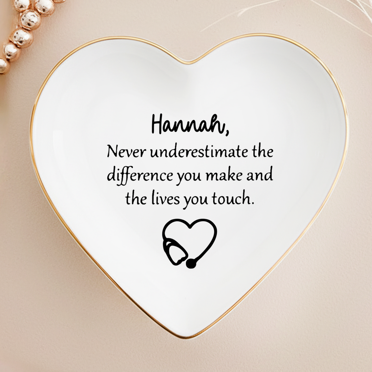 Custom Name Graduation RN BSN Nursing Grad Jewery Dish HO82 901736